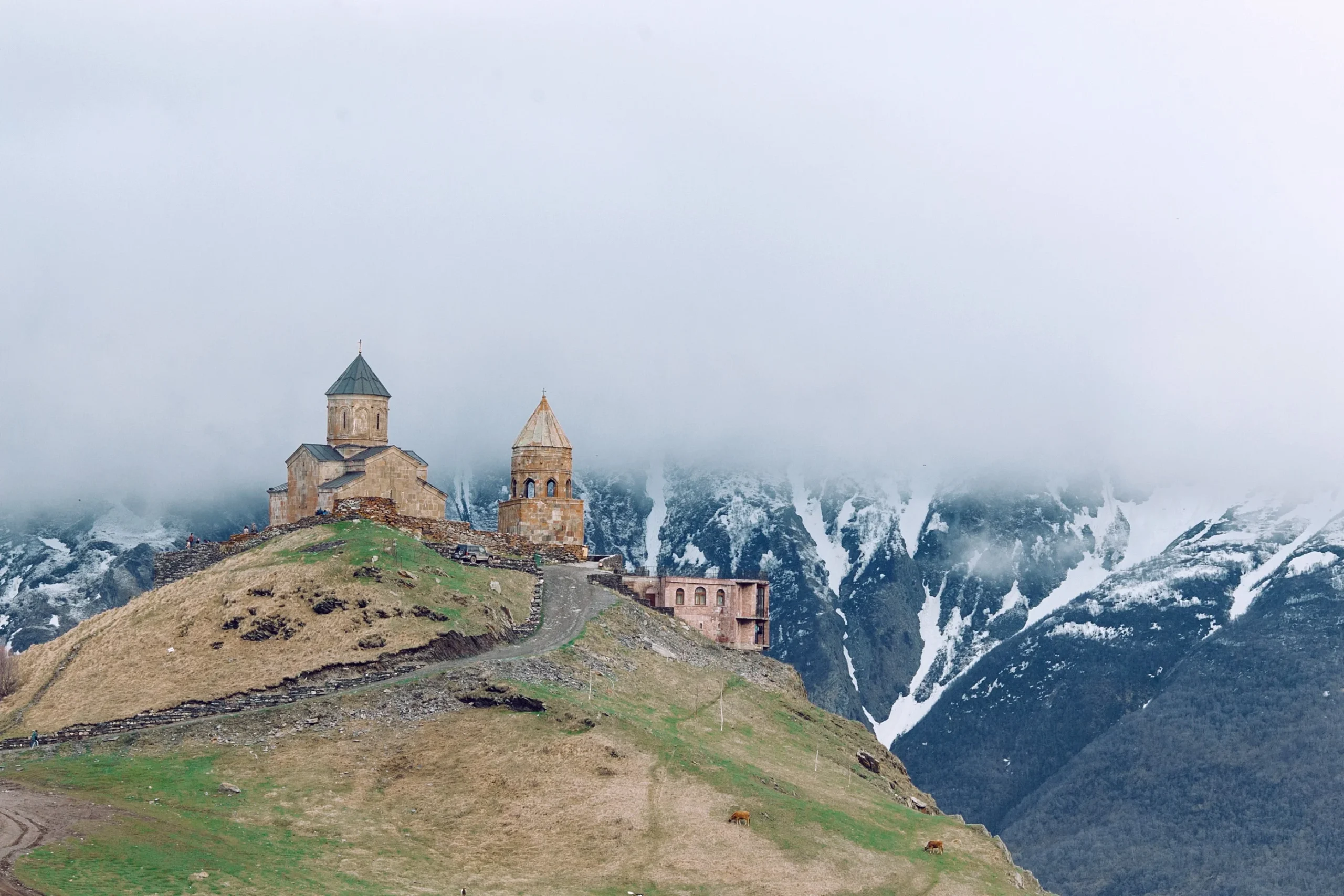 Kerken in de Georgische bergen