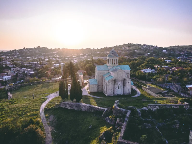 Een kerk in Kutaisi Imereti in Georgië