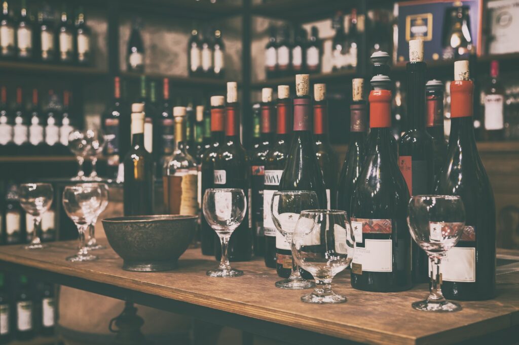 Wine tasting in a winery in Kakheti, Georgia